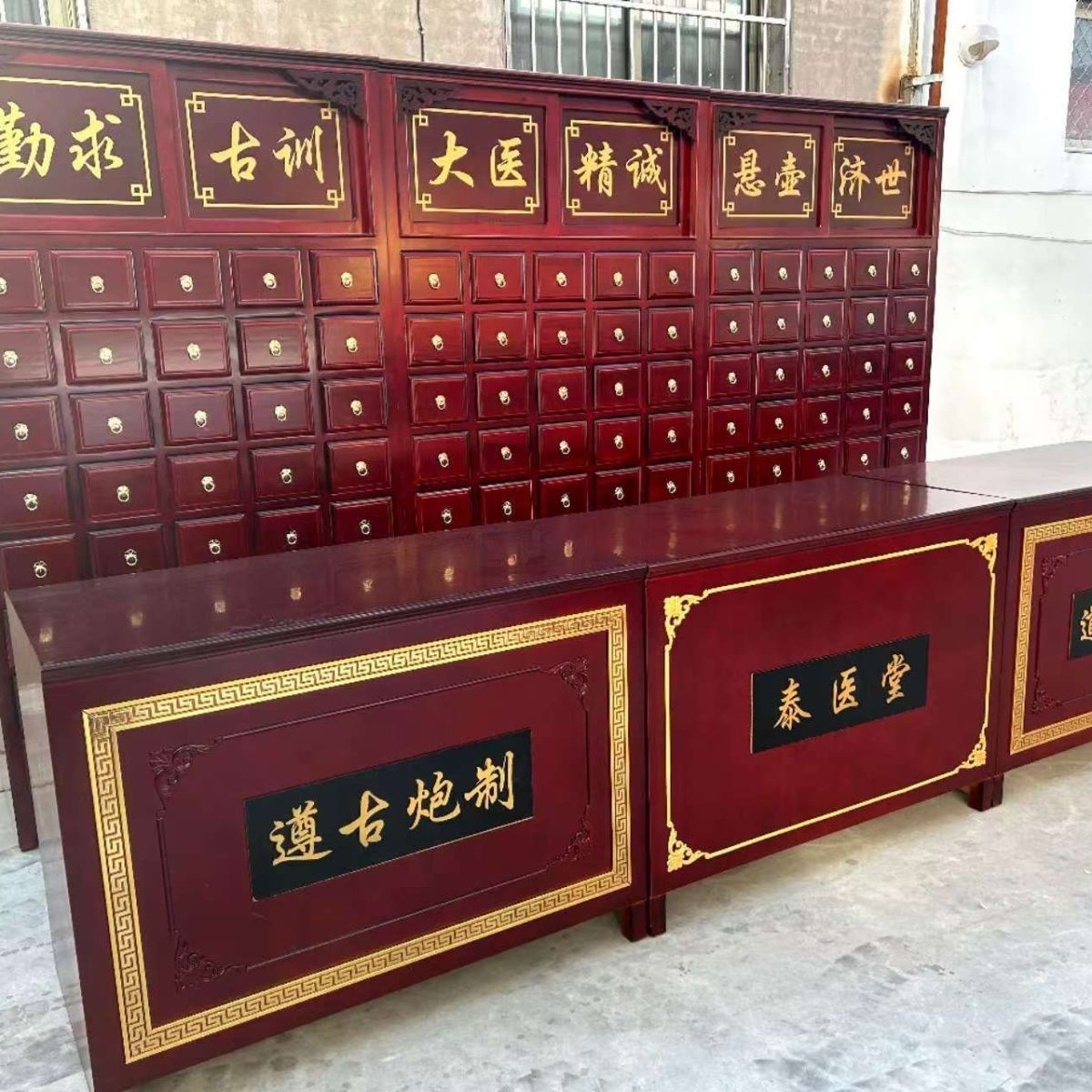实木中药柜:传统与现代完美融合,打造专属中医馆!🌿-药柜-淘宝百科网