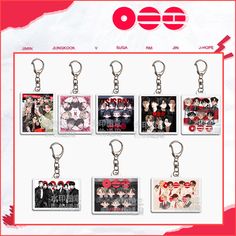 Bts (Bts) Official Fifth Album "Arirang" Acrylic Keychain Pendant Jk V Merchandise