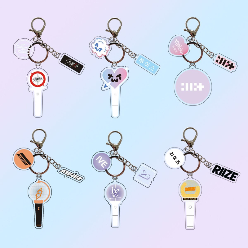 Kpop Korean Group Cheering Light Keychain Pendant Illit Riize Tws Ateez Accessories Merchandise Kpop Korean Group Cheering Light Keychain Pendant Illit Riize Tws Ateez Accessories Merchandise