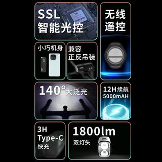 黑鸟智能自行车前灯夜骑快拆防水截止线公路山地车防炫目骑行装备