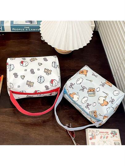 2025春季新款高颜值卡皮巴拉化妆包kt猫旅游大容量洗漱包手提包LX