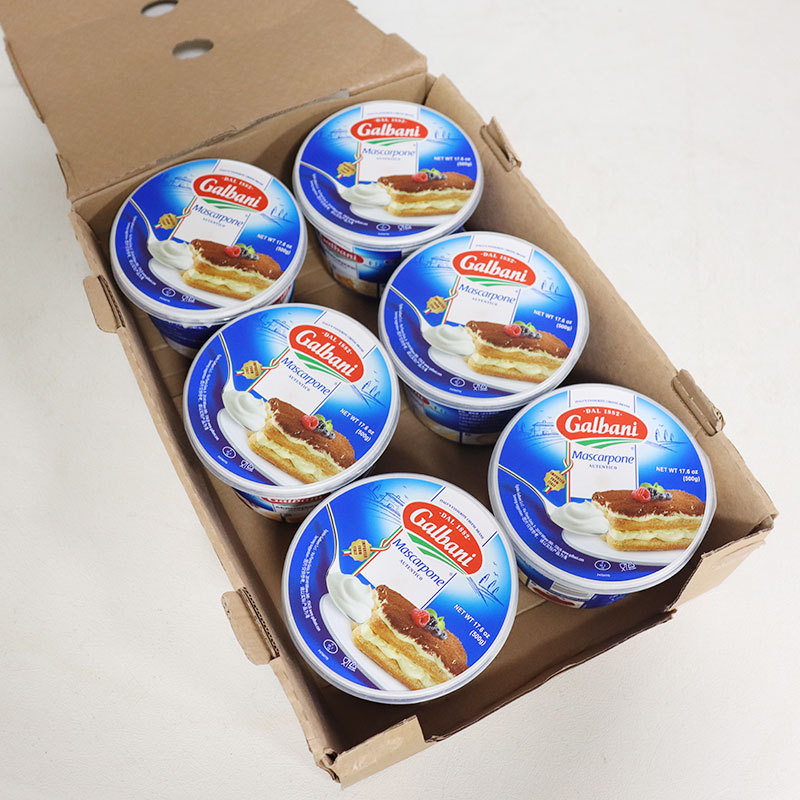 Gerbalini Mascarpone Cheese 500g*6 Boxes Imported from Italy, Capri Cream Cheese Tiramisu
