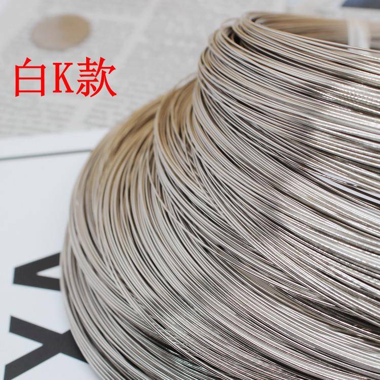 Light Gold Memory Wire Necklace Handmade Jewelry Accessories White K Ring Bracelet Band Main Line Bracelet Materials Light Gold Memory Wire Necklace Handmade Jewelry Accessories White K Ring Bracelet Band Main Line Bracelet Materials