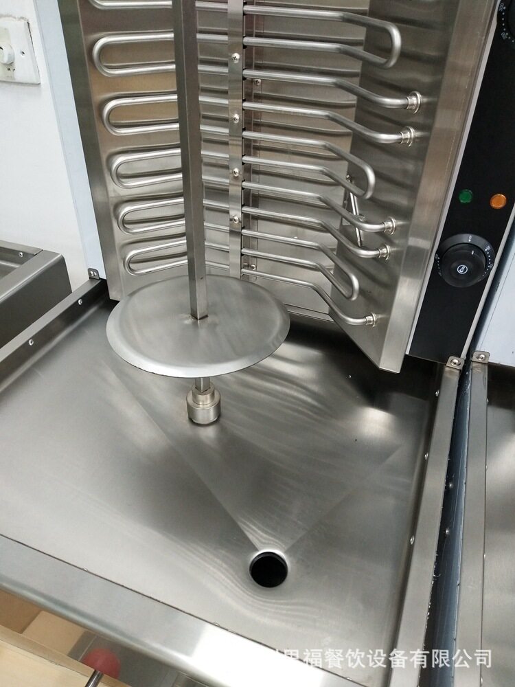 Барбекю гриль/кебаб машина eb-808台式电热中东烧烤炉自动旋转土耳其烤肉拌饭机肉夹馍烤肉炉 Sethford