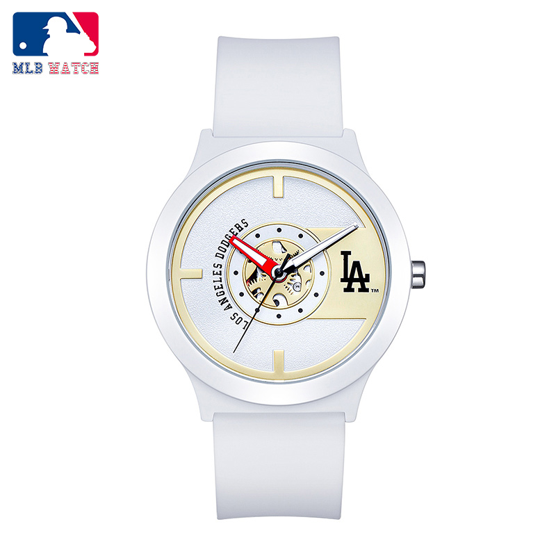 MLB美职棒手表男女学生款 果冻表时尚潮流防水简约气质女表情侣表NY604