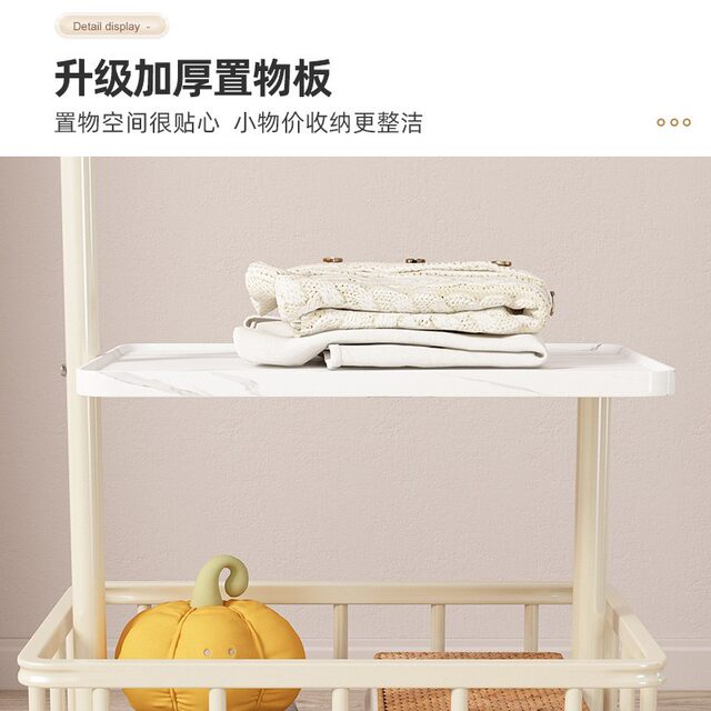 Multifunctional Floor-Standing Clothes and Bag Rack, Bedroom Coat Rack, Home Luxury-Style Floor-Standing Clothes Drying and Storage Rack for Living Room