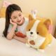 Corgi plush toy puppy doll to accompany sleeping pillow and bed rag doll doll birthday gift for girls