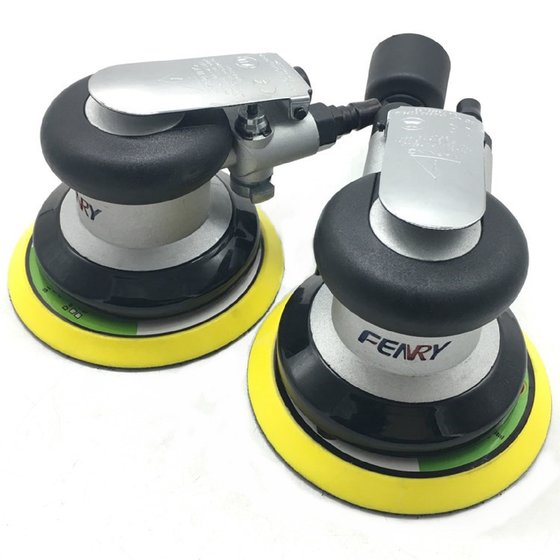 Fengrui 5 인치 125mm 연마 기계 공압 사포 기계 공기 공장 분쇄기 먼지 더 깨끗한 건식 분쇄기 왁스 기계