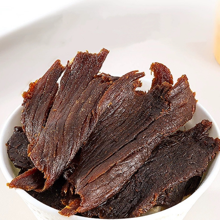 太丰古法卤牛肉干125g原味辣味解馋小零食大片手撕牛肉干即食卤味