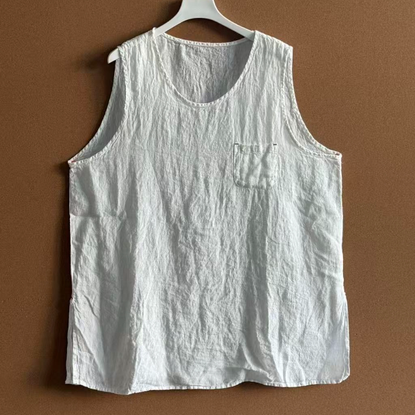 【Yunmu Youyou】New Women's Pullover Solid Color Sleeveless Versatile Vest-2026910-Y6295 【Yunmu Youyou】New Women's Pullover Solid Color Sleeveless Versatile Vest-2026910-Y6295