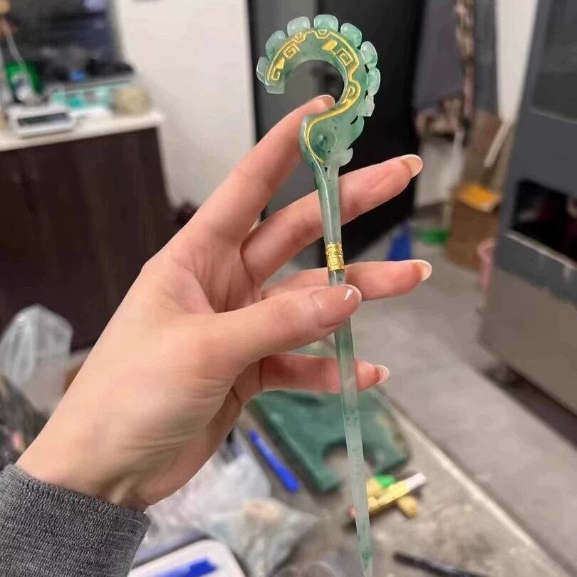 結界獸髮簪法器盤髮簪子新中式古風女高級感發飾紀念文創電影
