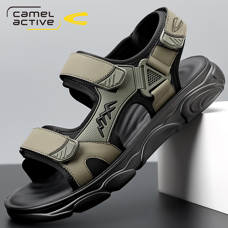 ドイツ製キャメルダイナミックサンダル メンズ 2025年夏新作 通気性 スポーツ レジャー ビーチシューズ メンズ 滑り止め ウェーディングシューズ