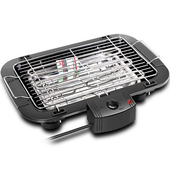 Electric barbecue grill barbecue appliances barbecue grill indoor barbecue skewer rack household electric grill pan smokeless barbecue stove pot