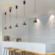OIMG British bedroom bedside chandelier modern simple liftable entrance bar small chandelier master bedroom chandelier