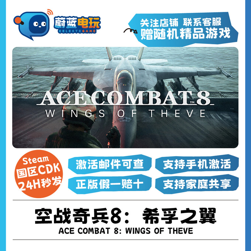 Steam Genuine Ace Combat 8: Skies of Fury China Region Activation Code Ace Combat 8 Cdk