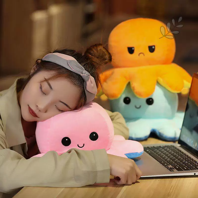 Doll, plush toy, happy cute pillow, octopus