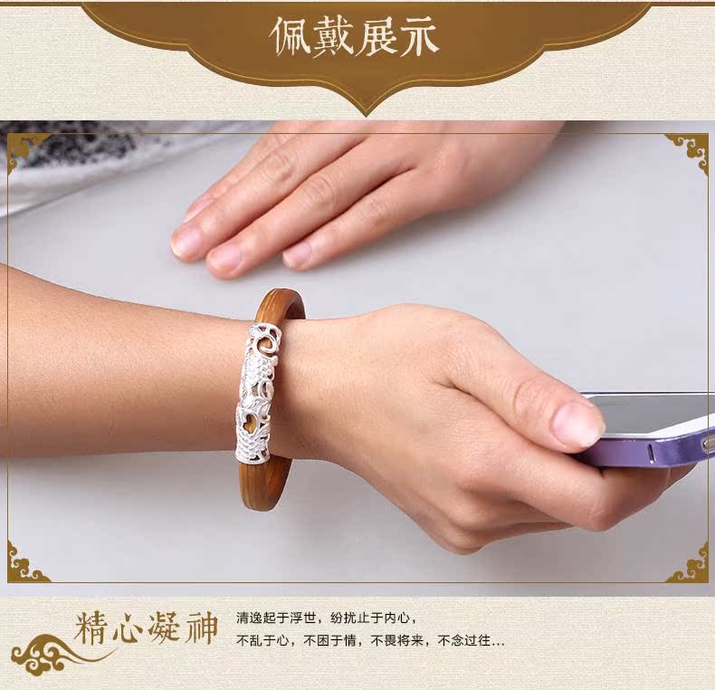 Vòng tay kim cương tự nhiên không dây kim cương túi xách tay S925 bạc ống thuốc mây nam và nữ vòng đeo tay phong thủy