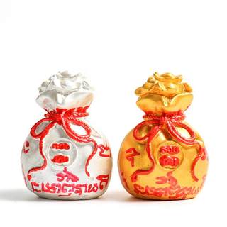 泰国佛牌 那洛 纳洛 金色银色 袋子车载车摆