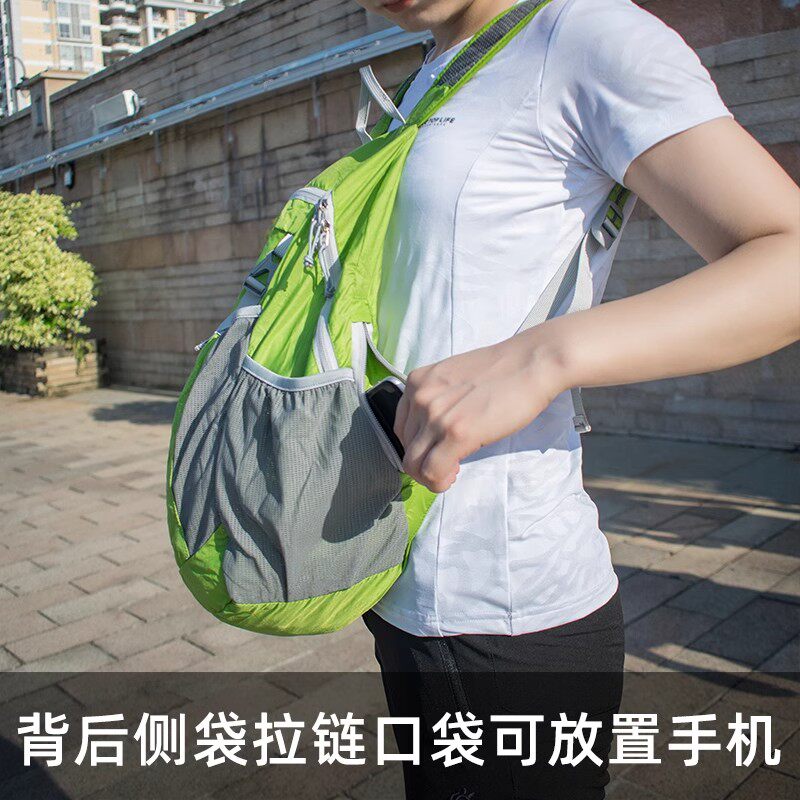 German Precision Ultra-Light Skin Bag For Women, Lightweight Foldable Backpack, Portable Sports Bag, Thin Travel And Hiking Backpack - Thumbnail 4