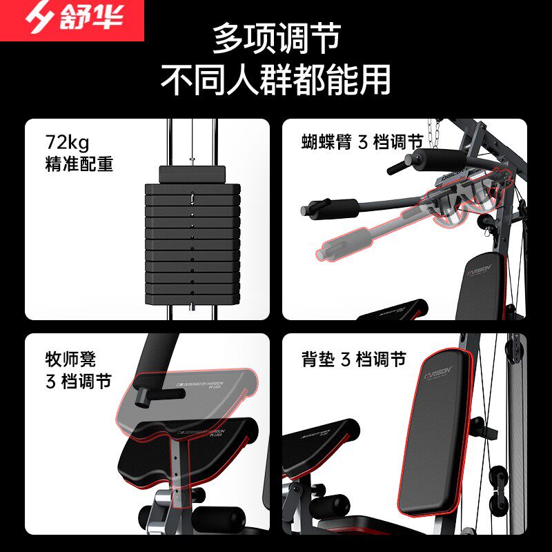 25年必买家用健身神器！舒华多功能综合训练器避坑测评+真实体验-力量训练器械综合型-淘宝好物网