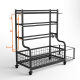 Bovarro Dumbbell Rack Home Multifunctional Yoga Dumbbell Kettlebell 260kg Large Load-Bearing Steel Storage Rack