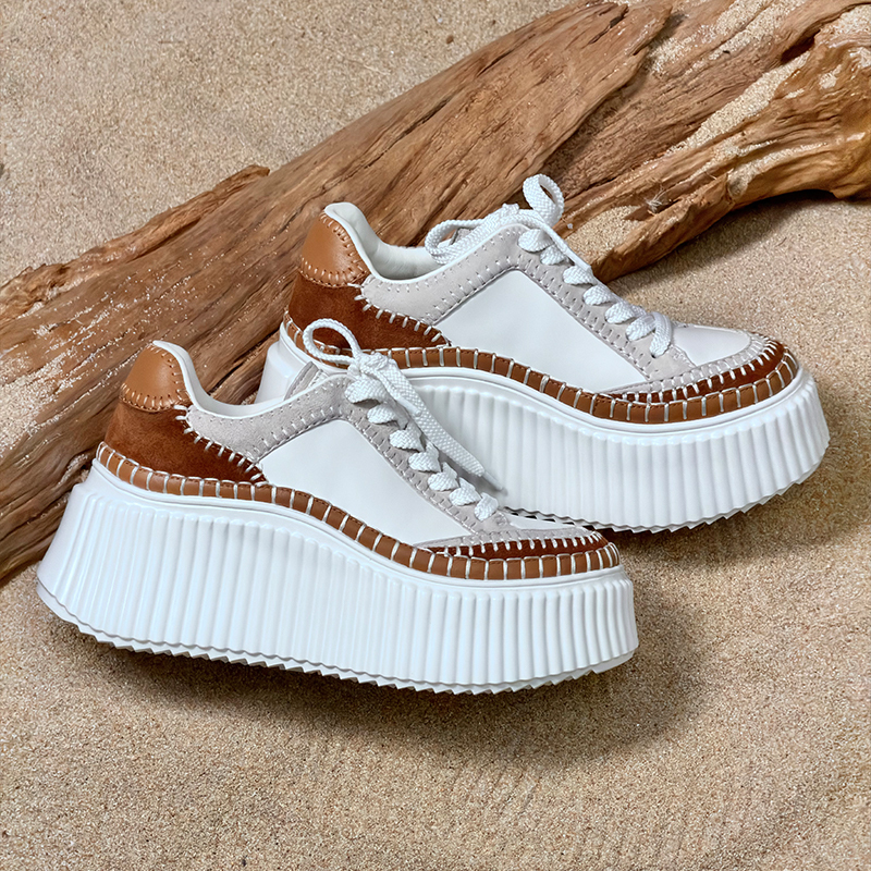 Super Heavy Industry 8cm Rampage Shoes Melard Color-Block Thick-Soled Casual Shoes 600191 Super Heavy Industry 8cm Rampage Shoes Melard Color-Block Thick-Soled Casual Shoes 600191