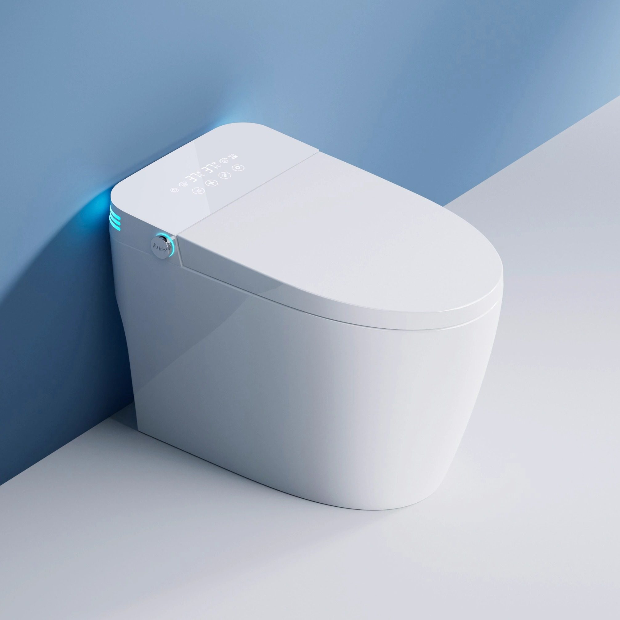 MIabs純正Xiaomi Mijiaアプリ対応全自動一体型スマートトイレ（暖房機能付き、水圧制限なし）