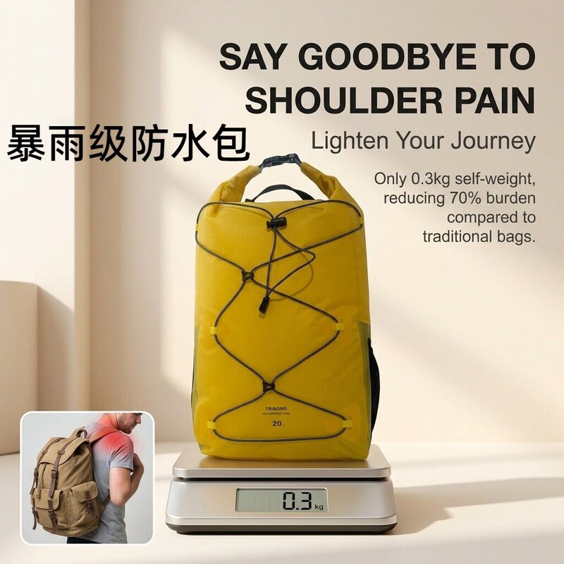 Rainstorm-Grade Waterproof Bag, Diniun Waterproof Bag, Backpack, Outdoor River Rafting, Hiking, Commuting, Ipx6 Waterproof Ovkw Rainstorm-Grade Waterproof Bag, Diniun Waterproof Bag, Backpack, Outdoor River Rafting, Hiking, Commuting, Ipx6 Waterproof Ovkw