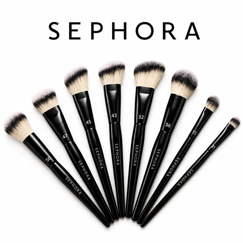 Sephora's Same Professional Makeup Brush Set with Soft Bristles for Eyeshadow, Loose Powder, Foundation, Blush, Concealer, Highlighter, and Eyebrow Brush Complete Set Sephora's Same Professional Makeup Brush Set with Soft Bristles for Eyeshadow, Loose Powder, Foundation, Blush, Concealer, Highlighter, and Eyebrow Brush Complete Set