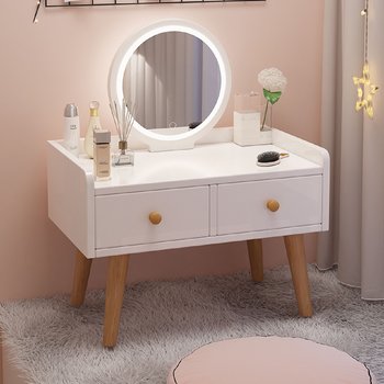 #battle window dressing table, small bedroom storage cabinet, integrated modern and simple small internet celebrity ins style makeup table
