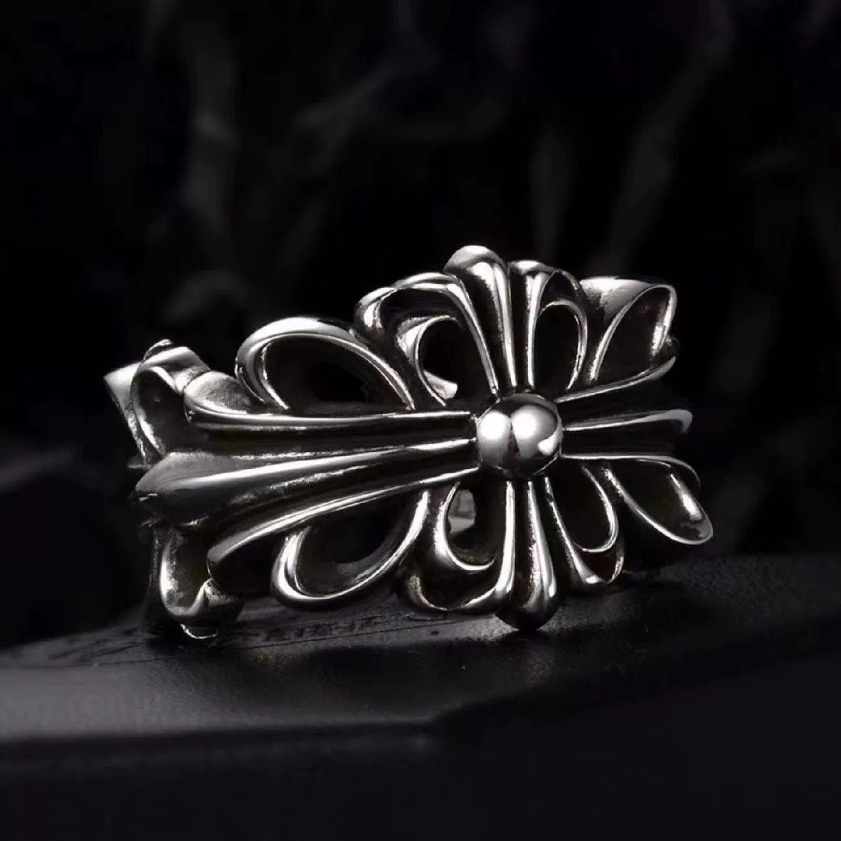 Elite retro ring, punk style, for beloved
