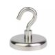 No-Drill Strong Magnetic Hook, Round Magnetic Storage Hook, Multi-Purpose Powerful Adhesive Hook for Door, Refrigerator, Bathroom, and Hanging Baskets