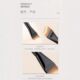 Crescent-Shaped Foundation Brush, Traceless, Non-Powder-Absorbing, Ultra-Thin Curved Flat Head, Blade-Like Design for Close Contact with the Skin