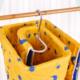 Stainless steel spiral clothes rack outside the window thickened cooling sheet quilt cover artifact household rotary folding quilt single rack
