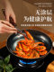 Authentic Zhangqiu Handmade Iron Pot Official official store Genuine Traditional Forged Wrought Iron Household Cooking Pot Without Coating