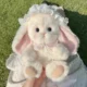 Cute Lop-Eared Rabbit Plush Toy, Soft and Adorable Bond Rabbit Doll, Long-Eared Rabbit Stuffed Animal, Bunny Plush Toy, Birthday Gift