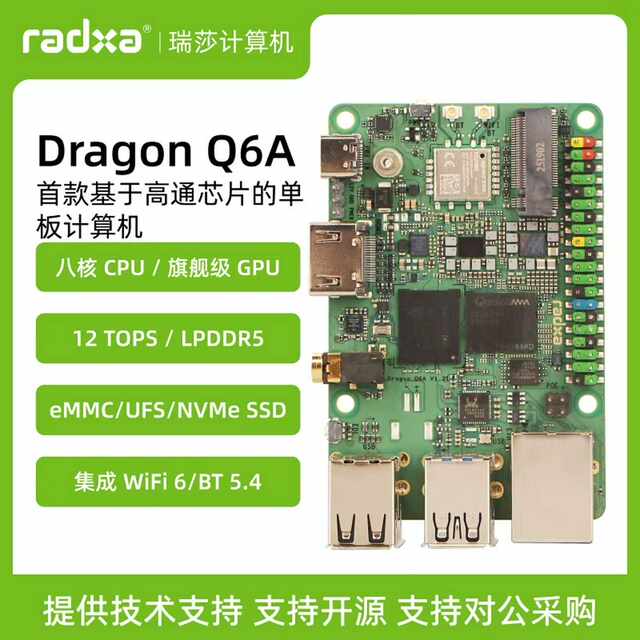 Renesas Q6A development board expands 16G memory--negotiable product