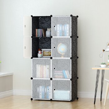 My simple wardrobe plastic wardrobe bedroom storage cabinet assembly steel frame modern simple economical dormitory single group