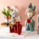Bubble girl living room entrance key storage ornament Nordic light luxury house moves new home gift home accessories tray