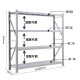 Shelf Storage Warehouse Storage Shelf Floor Household Multi-layer Heavy Duty Storage Shelf Storage Cargo Display Rack Iron Rack