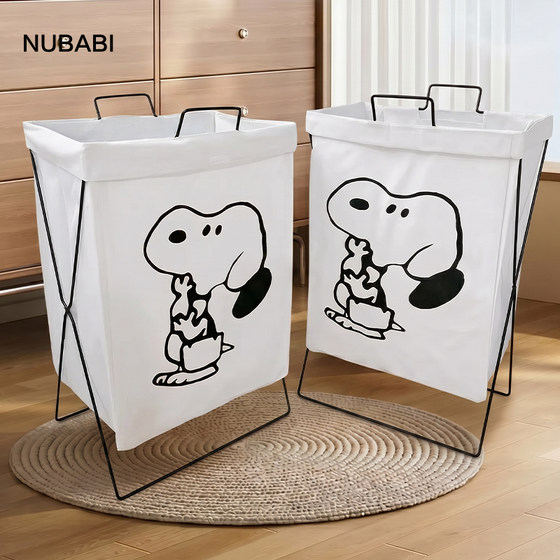 Nubabi Household Multifunctional Dirty Laundry Basket Bathroom Dirty Laundry Storage Basket Foldable Clothing Storage Rack Dirty Laundry Hamper