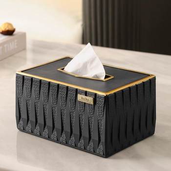 German crafts hotel tissue box living room high-end cardboard box light luxury high-end office ashtray storage box