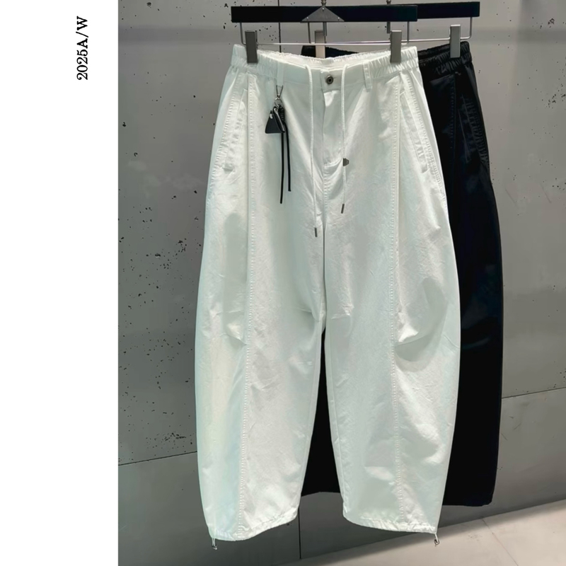 【Exclusive to Donkey Brother】Men's Spring/Summer Wide-Leg Light Luxury Scimitar Casual Pants 58552