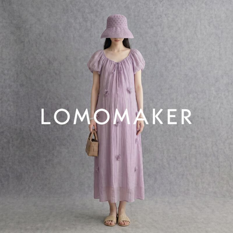 French Lomomaker Maternity Dress, Summer Slimming, Gentle and Stylish with a High-End Feel French Lomomaker Maternity Dress, Summer Slimming, Gentle and Stylish with a High-End Feel