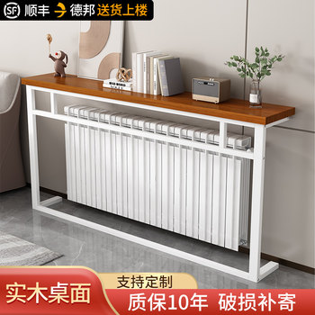 客厅沙发后置物架实木暖气架靠墙缝隙窄架子床头收纳书架柜玄关架