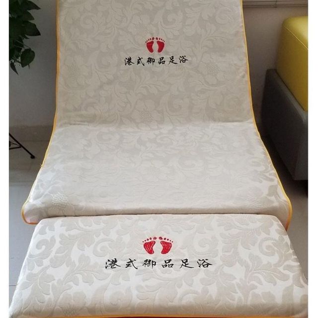Foot bath sofa towel thickened four-piece set massage ear massage foot bath bed sheet two-piece set non-slip foot massage sofa towel