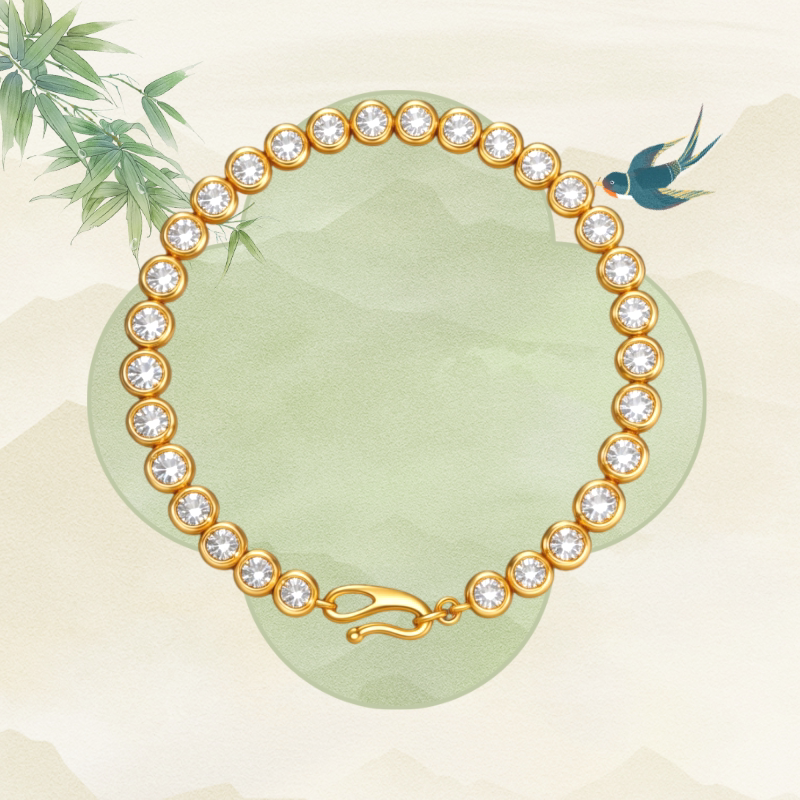 Bubble Diamond Bracelet Plaster Mold Diamond Bracelet DIY Home-Use Gold and Silver Jewelry Precision Casting Hand Press Mold