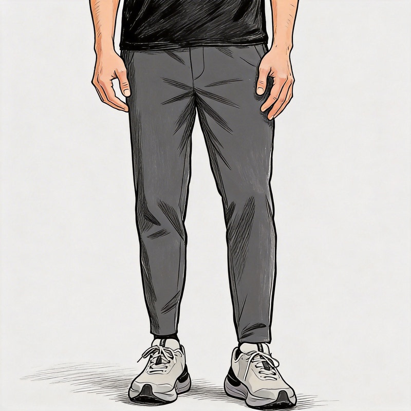 Lu Same Style Pace Breaker Men's Sports Pants *Regular Quick-Dry Moisture-Wicking Sports Casual Pants