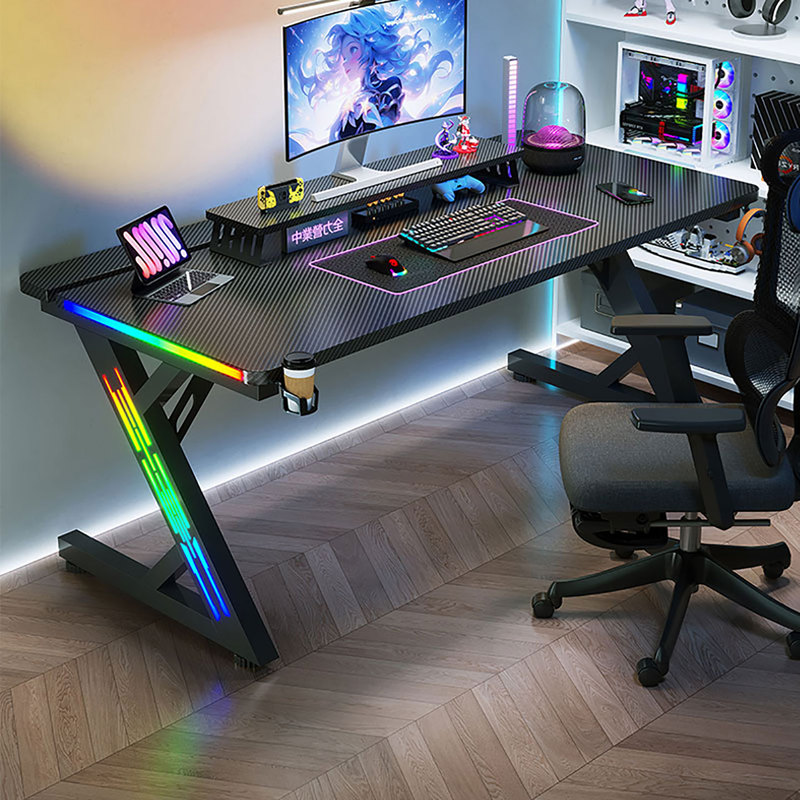 Titanium Ji S3 Gaming Desk Desktop Computer Desk Home Bedroom Desk Office Desk with Adjustable Mechanical Arm Workbench Table Titanium Ji S3 Gaming Desk Desktop Computer Desk Home Bedroom Desk Office Desk with Adjustable Mechanical Arm Workbench Table
