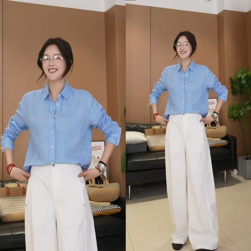 【Exclusive to Da Pan】Women's Linen Shirt